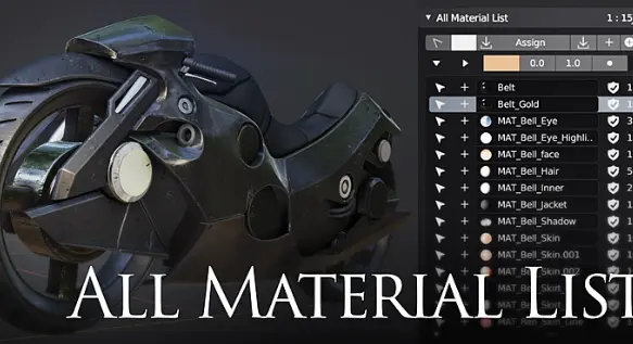 Blender 4.2 | All Material List v2.7.7 Cracked 2024 Download