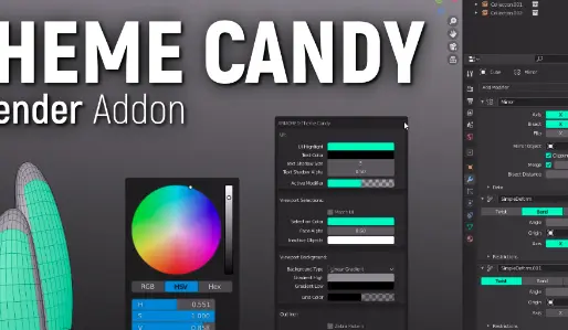 Blender 4.2 | Theme Candy 1.5 addon Crack Download