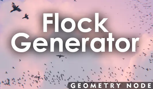 Flock Generator v1.0 addon [Blender 4.2] Free Download 2024