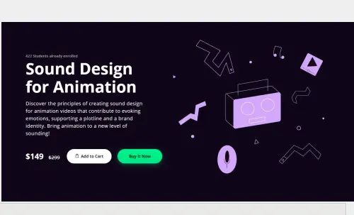 Motion Design School, Dmitry Novozhilov Sound Design for Animation Complete Course FREE Download 2024