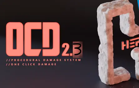 OCD One Click Damage v2.2.5 addon (Blender 4.2) Crack Download