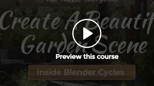 Wingfox Create a Beautiful Garden Scene Inside Blender Complete Course Download Free Download 2024