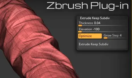 ZBrush Extrude Keep Subdiv Plugin Crack 2024 Download