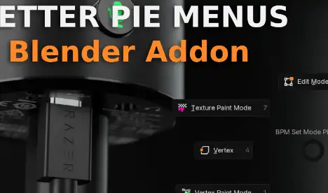 Blender Better Pie Menus 0.2 Crack Addon Download