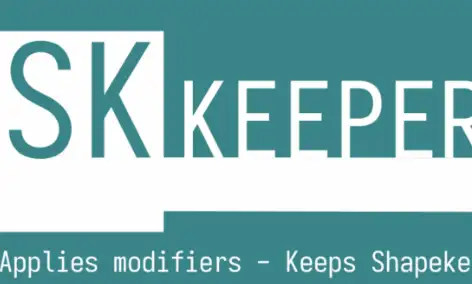 Blender SKkeeper 1.8.1 Shapekeys and Drivers Download